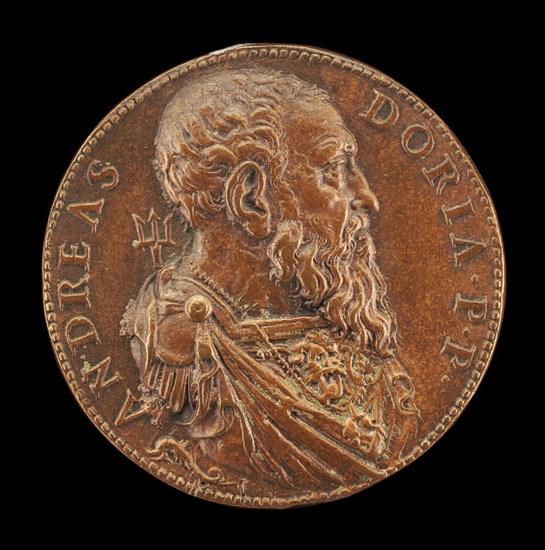 Andrea Doria, 1466-1560, Genoese Admiral [obverse], 1541.