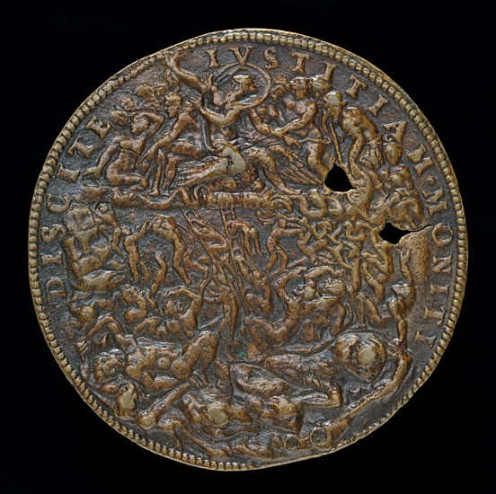 Jupiter Thundering against the Giants [reverse], 1547 or after.