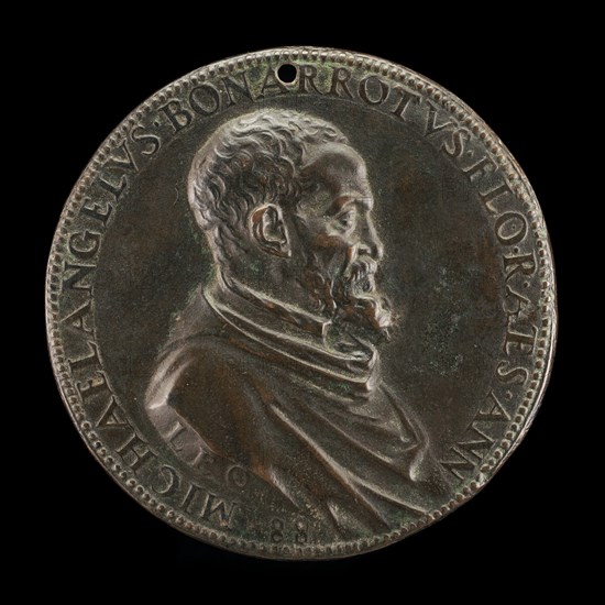 Michelangelo Buonarroti, 1475-1564, Florentine Artist [obverse], c. 1561.