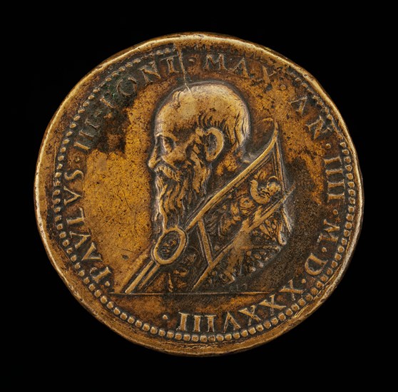 Paul III (Alessandro Farnese, 1468-1549), Pope 1534 [obverse], 1538.