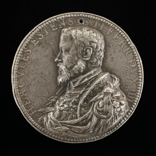 Ercole II d'Este, 1508-1559, 4th Duke of Ferrara 1534 [obverse], 1554.