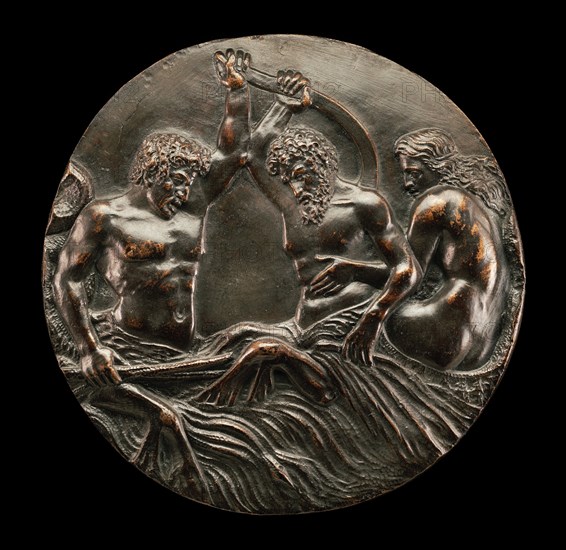 Combat of Ichthyocentaurs, early 16th century.