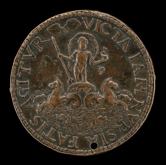 Neptune in a Sea-Car [reverse].