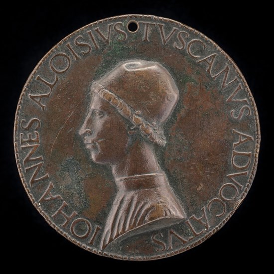 Giovanni Alvise Toscani, c. 1450-1478, Milanese Jurisconsult, Consistorial Advocate, and Auditor General under Pope Sixtus IV [obverse].