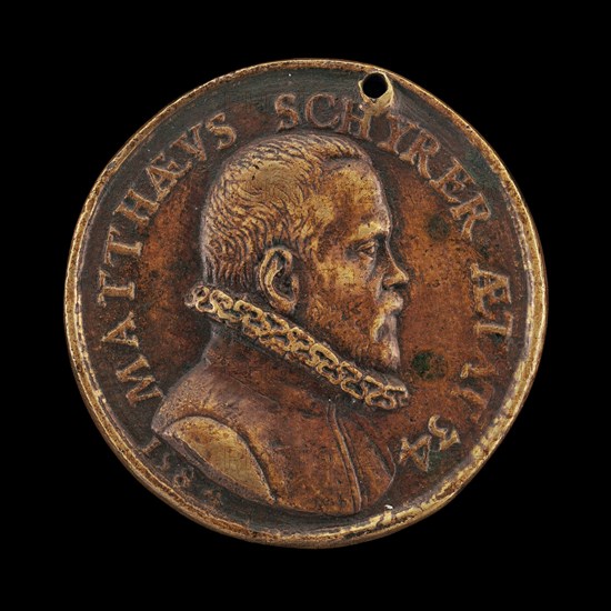Matthaus Schyrer, born 1550, Printer [obverse], 1584.