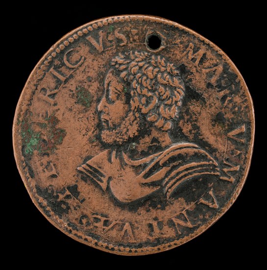 Federigo II Gonzaga, 1500-1540, 5th Marquess of Mantua 1519 and 1st Duke of Mantua 1530 [obverse], 1513/1530.