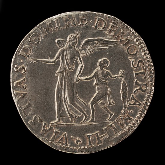 Tobias Guided by the Angel [reverse], 16th century.