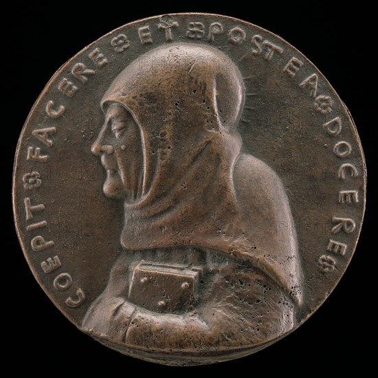 Saint Bernardino of Siena, 1380-1444, Canonized 1450 [obverse], c. 1444/1462.