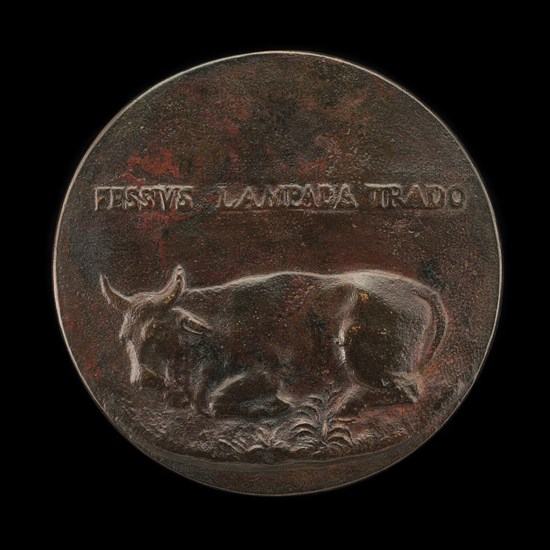 Reclining Bovine [reverse].