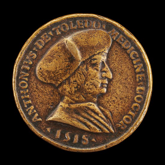 Antonio Gonzalo de Toledo, c. 1480/1483-1524, Physician at Lyon [obverse], 1518.