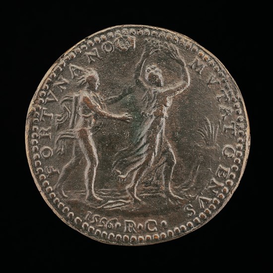 Apollo Pursuing Daphne [reverse], 1556.