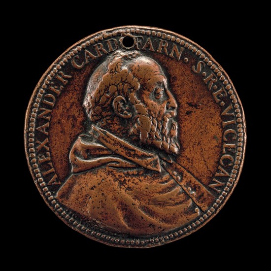 Cardinal Alessandro Farnese, 1520-1589 [obverse], 1575.