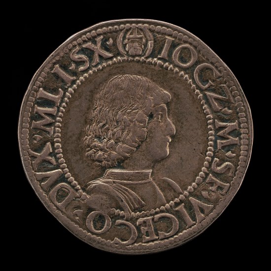 Giangaleazzo Maria Sforza, 1469-1494, 6th Duke of Milan 1476 (obverse), 1481/1494.