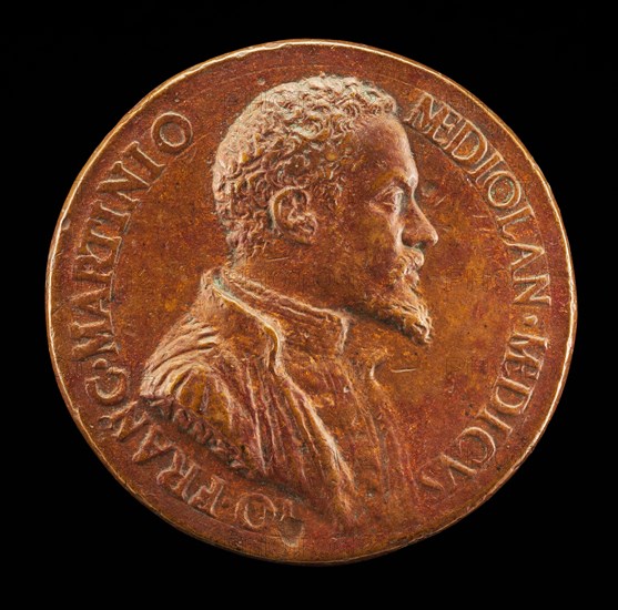 Gianfrancesco Martinioni, Milanese Physician [obverse], mid 16th century.