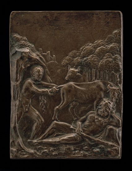 Cacus Stealing the Cattle of Geryon from Hercules, late 15th - early 16th century.