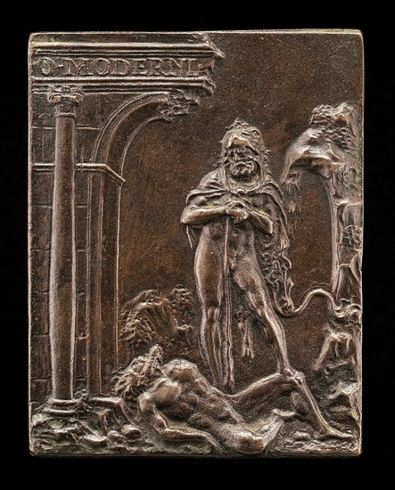 Hercules Triumphant over Antaeus, late 15th - early 16th century.