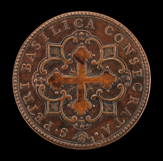 Consecration of St. Peter's (Botonée Cross in Quatrefoil Design) [reverse], 1628.