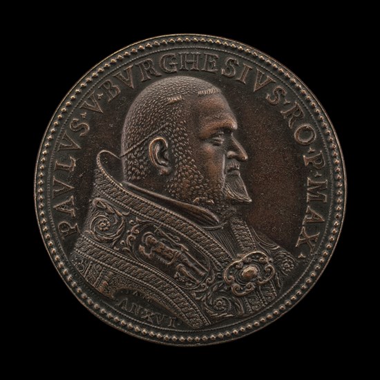 Paul V (Camillo Borghese, 1552-1621), Pope 1605 [obverse], 1619.