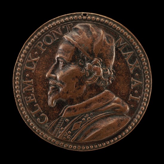 Clement IX (Giulio Rospigliosi, 1600-1669), Pope 1667 [obverse], 1668.