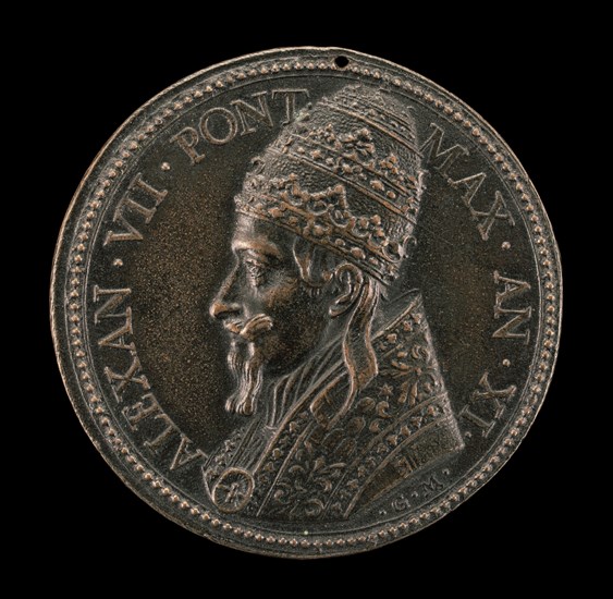 Alexander VII (Fabio Chigi, 1599-1667), Pope 1655 [obverse], 1665.