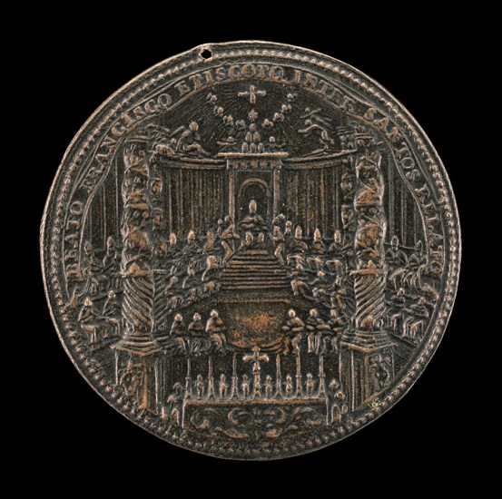Canonization of Saint Francis of Sales in Saint Peter's [reverse], 1665.