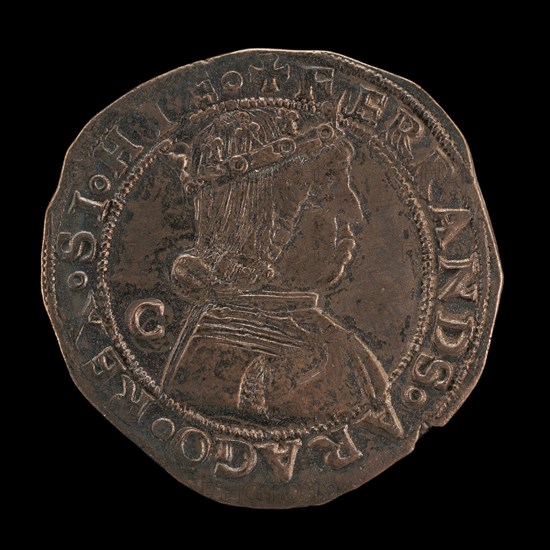 Ferdinand (Ferrante) I of Aragon, 1423-1494, King of Naples 1458 [obverse], 15th century.