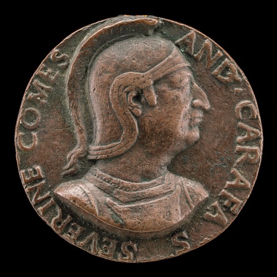 Andrea Caraffa, died 1526, Count of Santa Severina and Viceroy of Naples [obverse], early 16th century.