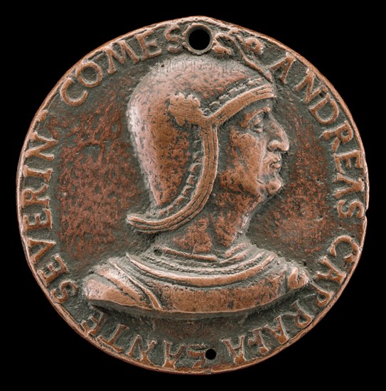 Andrea Caraffa, died 1526, Count of Santa Severina and Viceroy of Naples [obverse], early 16th century.