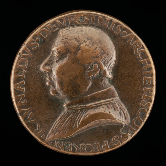 Rinaldo Orsini, d. 1510, Archibishop of Florence 1474 [obverse], probably 1485.