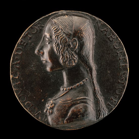 Lodovica Tornabuoni, Daughter of Giovanni Tornabuoni [obverse], c. 1485/1486.