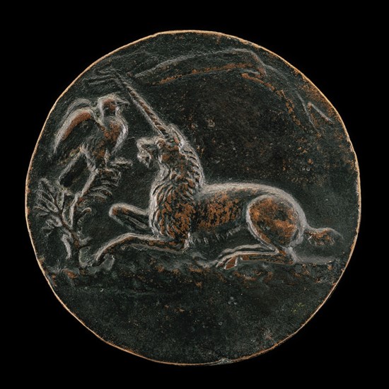 Unicorn Before a Tree [reverse], c. 1485/1486.