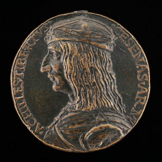 Achille Tiberti of Cesena, died 1501, c. 1495.