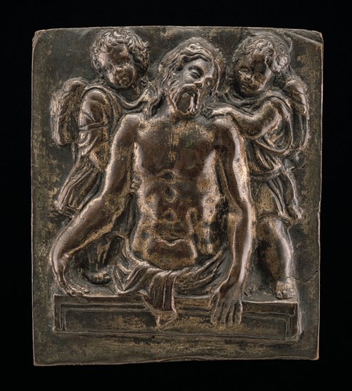 Christ's Body Held by Two Angels, 15th century.