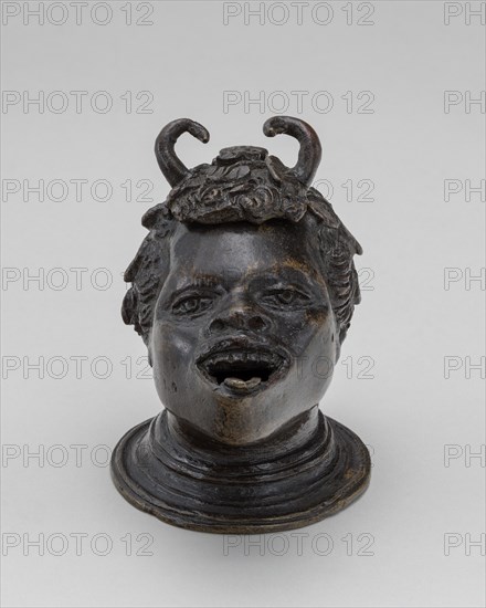 Lamp in the Form of a Satyr's Head, early 16th century.