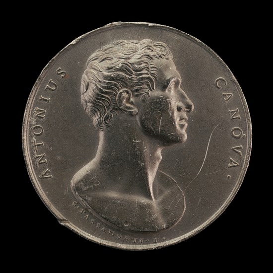 Antonio Canova, 1757-1822, Sculptor [obverse], 1816.