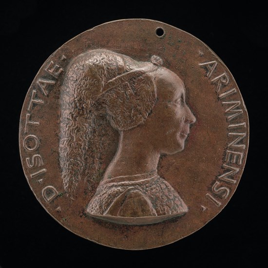 Isotta degli Atti, 1432/1433-1474, Mistress 1446, then Wife after 1453, of Sigismondo Malatesta [obverse], 1446.