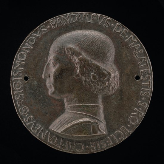 Sigismondo Pandolfo Malatesta, 1417-1468, Lord of Rimini and Fano [obverse], 1446.