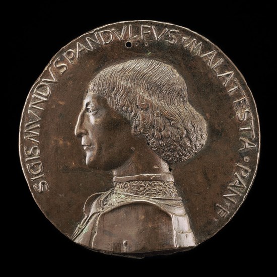 Sigismondo Pandolfo Malatesta, 1417-1468, Lord of Rimini and Fano [obverse], 1446.