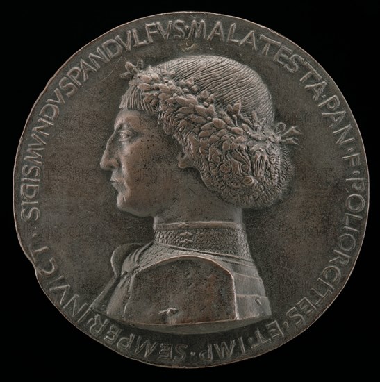 Sigismondo Pandolfo Malatesta, 1417-1468, Lord of Rimini and Fano [obverse], probably 1460/1468.