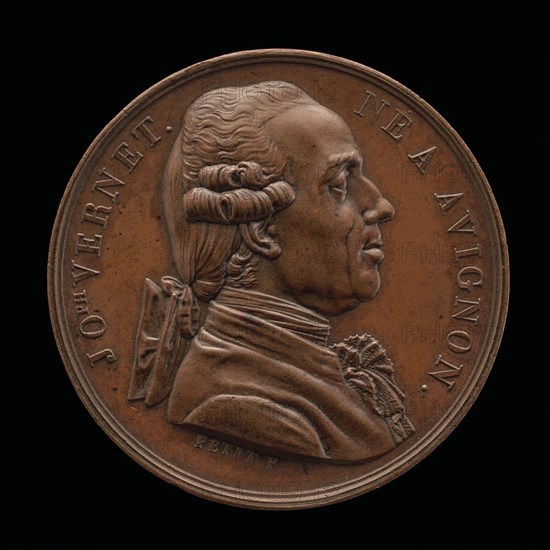 Claude-Joseph Vernet, 1714-1789, Painter [obverse], 1826.