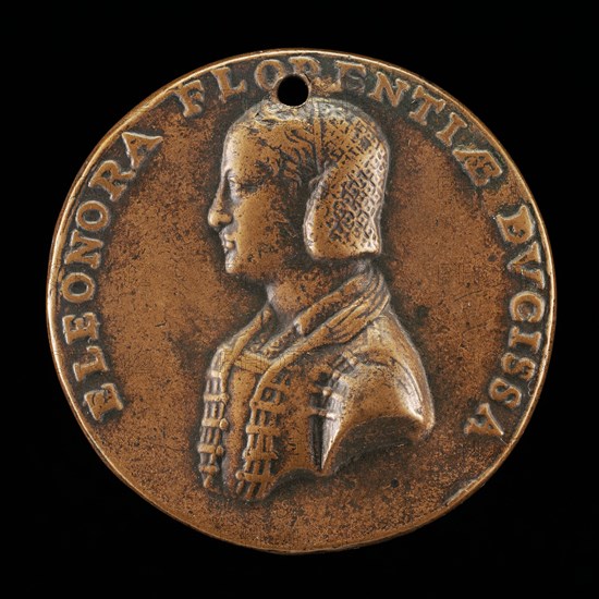 Eleonora de Toledo, died 1532, First Wife of Cosimo I de' Medici 1539 [obverse], c. 1540.