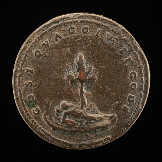 Man Lying at the Foot of a Laurel Tree [reverse], c. 1561.