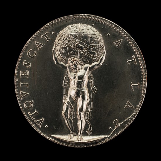 Hercules Bearing the Globe [reverse], 1557.