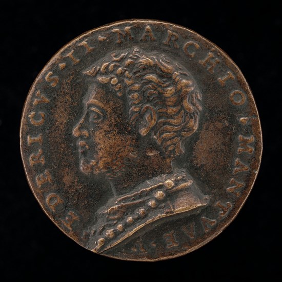 Federigo II Gonzaga, 1500-1540, 5th Marquess of Mantua 1519 and 1st Duke of Mantua 1530 [obverse], prob. 1523/1530.