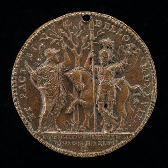 Pallas and Mars [reverse], 1527.