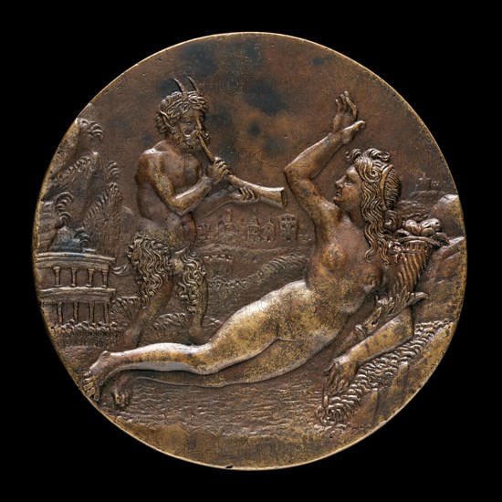 Abundance and a Satyr [obverse], 1505 or after.