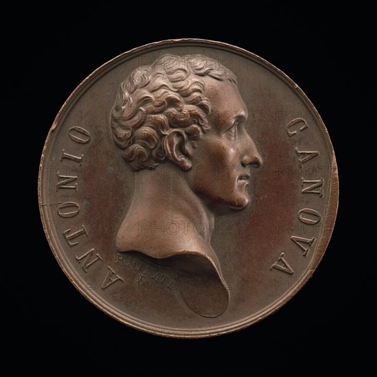 Antonio Canova, 1757-1822, Sculptor [obverse], after 1823.