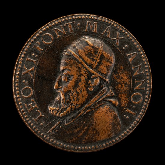 Leo XI (Alessandro Ottaviano de' Medici, 1535-1605), Pope 1605 [obverse], 1605.