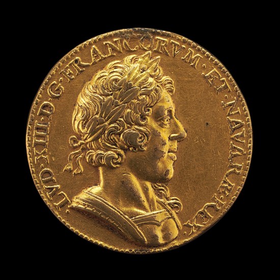 Louis XIII, 1601-1643, King of France 1610 [obverse], 1624.