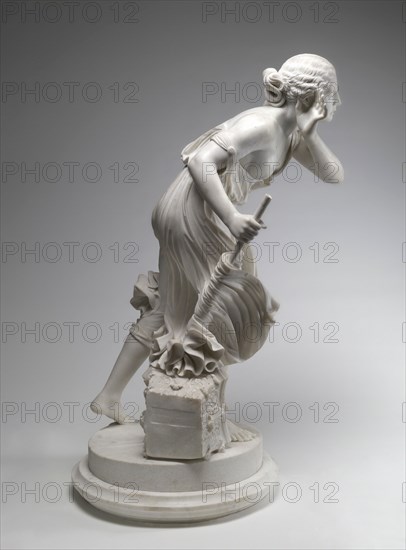 Nydia, the Blind Girl of Pompeii, model 1855, carved 1860.